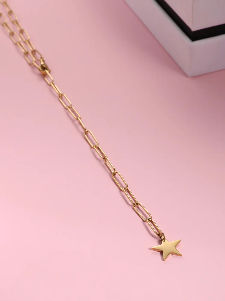 ENFASHION Pearl Star Choker Necklace Women Gold Color Cute Chain Necklaces Femme Fashion Jewelry Collares De Moda 2020 P193031