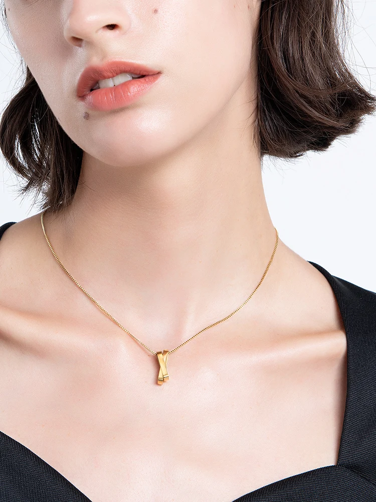 ENFASHION Geometric Simple Necklace For Women Irregular Necklace Collier Femme 2021 Gold Color Fashion Jewelry Party P213217